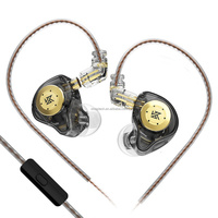 Écouteurs intra-auriculaires HiFi KZ EDX PRO 1DD avec driver dynamique, basses profondes, moniteur filaire, casque audio 3,5 mm, écouteurs audio pour audiophiles