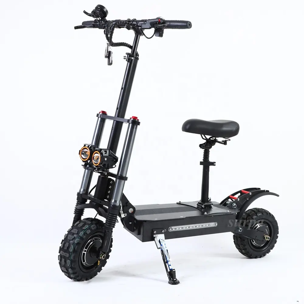 Scooter elétrico dobrável para adultos, motor dobrável para adulto, grande potência, 13 polegadas, 5600w, e-bike e scooter