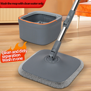 <span class=keywords><strong>Mini</strong></span> có kích thước sàn làm sạch xô lau, nhựa thép màu xanh dễ dàng để làm sạch xô lau, sợi siêu mịn xoay ma thuật lau - Product Image 2