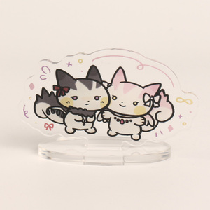 Premium Custom Fashion Cartoon Animal Mini Cute Acrylic Standee Durable Customized Size Color Home Decoration Plastic Crafts