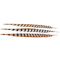 Fabrikgefärbte, gebleichte, naturfarbene 50-55 cm lange Fasanenschwanzfedern, rohes Muster, große Reeves Xinyuling Marke, 100 Stück/Packung