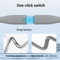 Support de cou extensible amélioré YUNKU pour caméra d'action, en silicone et aluminium, réglable, portable, conçu pour une tenue solide