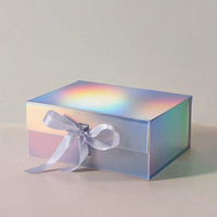 Boîte d'emballage cadeau magnétique en carton rigide EVA avec insert en mousse EVA, logo personnalisé, vente en gros