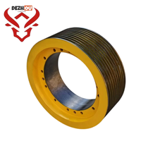 Poulie de traction compatible Lingwang pour mini-machine de salle d'ascenseur 4101010, adaptée aux poulies de traction Xizi Fuward, fabriquée en Chine