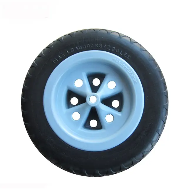 12inch 14inch 16inch 20 inch solid bicycle wheel kids bicycle pu foam wheel with plastic spoke rim