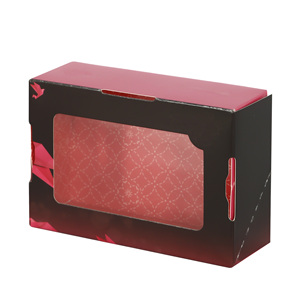 Caja de Embalaje de Papel con Diseño de Sakura de Lujo, con Ventana Transparente, Fabricante de Vietnam, Certificado FSC, Proveedor de Cajas de Grado Alimenticio - Product Image 1