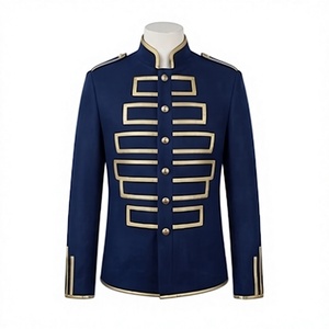 Manteau en tissu 100% laine pour homme, simple boutonnage, longueur standard, réversible, veste uniforme OEM - Product Image 1