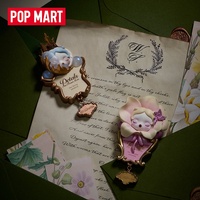 Nouvelle figurine POPMART originale SKULLPANDA Petals in Four Acts the Fairy's Trick, aimant de réfrigérateur, boîte mystère, jouet Skullpanda, figurines d'anime