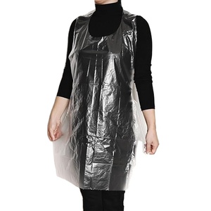 Delantal Desechable Transparente Impermeable de PE con Tirantes Cruzados, Ideal para Cocinar, Limpiar y Proteger en el Procesamiento de Alimentos - Product Image 3