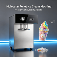 Machine à glace à particules moléculaires anti-surchauffe, longue durée de vie, pour supermarchés et kiosques de vente au détail