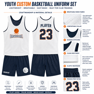 Ensemble d'uniformes de basketball personnalisés par sublimation Elite Pro – <span class=keywords><strong>Maillot</strong></span> et short respirants pour équipes d'enfants – <span class=keywords><strong>France</strong></span> – Personnalisable pour clubs d'entraînement – Faible MOQ - Product Image 4