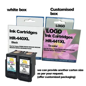 Cartouche d'encre CL-441XL PG-440XL pour Canon PIXMA MX394 MX434 MX474 MG4240 MG2140 PG440XL CL441XL Cartouche d'encre