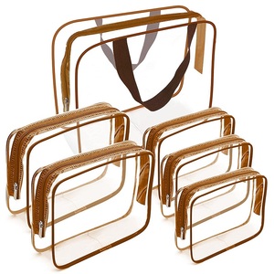 Sac de maquillage de voyage imprimé personnalisé avec logo et taille, imprimable par sublimation, pour la gym, avec rabat avant amovible et détachable - Product Image 1
