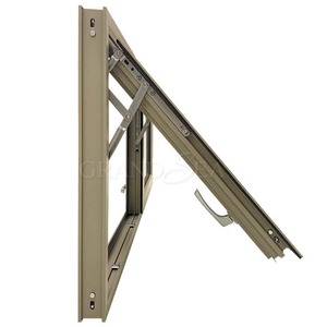 Fenêtre en aluminium pour maison et patio, avec auvent pare-soleil en verre <span class=keywords><strong>teinté</strong></span> double, grand format, résistant aux intempéries, Botswana - Product Image 3