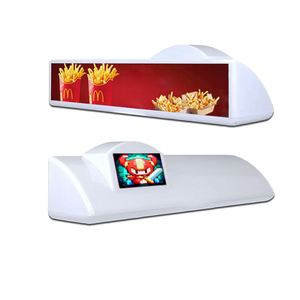 Nouvel écran LED Wifi extérieur pour toit de taxi, écran LED supérieur, publicité numérique pour taxi, signalisation numérique / Différentes couleurs, personnalisable en usine - Product Image 1