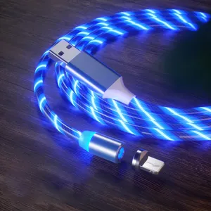 Original factory 3A quick charging LED light luminous charging USB cable for mobile phone
