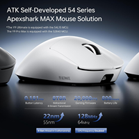 ATK Dragonfly Y9 Ultimate Mouse Nirkabel Ergonomis Ringan untuk Tangan Kanan Nordic 54L15 PAW3950 Mouse Gaming Ultra