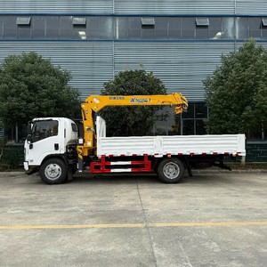 โรงงานจีนจำหน่ายรถบรรทุกติดเครน ISUZU 4X2 ขนาดเล็ก 5 ตัน แบบบูมตรงยืดหดได้ สำหรับขาย - Product Image 6