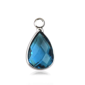 Fanyue <span class=keywords><strong>2024</strong></span> Am gran oferta oro 12 meses cumpleaños piedra cristal cobre gota colgante para joyería collar pulsera - Product Image 6
