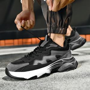 Chaussures de sécurité respirantes anti-blocage pour hommes, style athleisure, à laçage rapide, pour la marche et les loisirs - Product Image 6