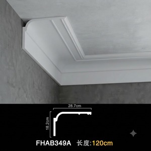 Cornice per Soffitto in Stile Pinterest, Profilo Decorativo in Poliuretano con LED Integrati - Product Image 4