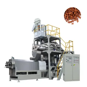 1200kg per hour floating fish feed pet food pellet making processing machine in food factory