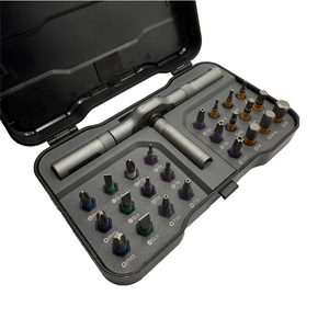 Set di <span class=keywords><strong>Cacciaviti</strong></span> a Cricchetto Multifunzione Professionale 24 in 1 con Punte in Acciaio OEM <span class=keywords><strong>Mini</strong></span> <span class=keywords><strong>Kit</strong></span> di Riparazione per PC e Uso Domestico - Product Image 1