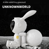 Nouveau Design Bunny Astronaut Starry Lights 7 Couleurs LED Veilleuse Gala xy Projecteur Fof Kids Gift