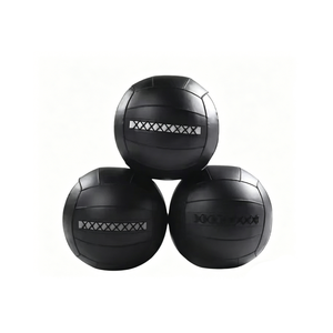 Ballon de Frappe Lesté en Cuir Premium, Souple, Anti-Réflexion, avec Coutures Renforcées pour <span class=keywords><strong>CrossFit</strong></span> - Product Image 1