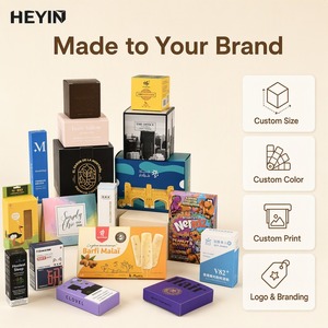 Scatola Pieghevole in Cartone Riciclabile Personalizzata per Imballaggio <span class=keywords><strong>di</strong></span> Alimenti, Cosmetici, Candele e Prodotti per la Salute - Product Image 5