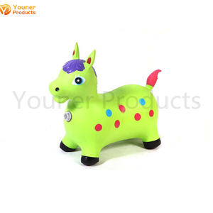 Cheval gonflable pour enfants, prix bon marché, mignon, coloré, cheval, animaux - Product Image 1