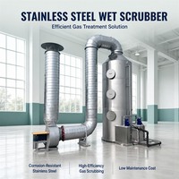Collecteur de poussière humide en acier inoxydable haute efficacité pour l'élimination des gaz acides et des COV dans les usines chimiques – Épurateur humide direct usine