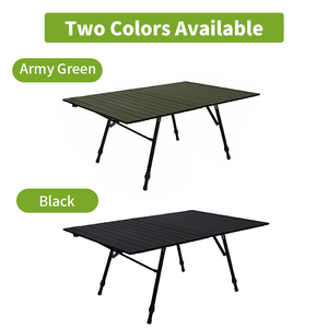 Ensemble de table pliante en aluminium léger, réglable en hauteur, durable, moderne <span class=keywords><strong>et</strong></span> portable pour l'extérieur, de la marque Liveer OEM. - Product Image 6