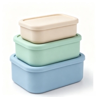 Boîte de conservation alimentaire rectangulaire en verre de qualité alimentaire sans BPA, hermétique et anti-fuite, pour micro-ondes et congélateur