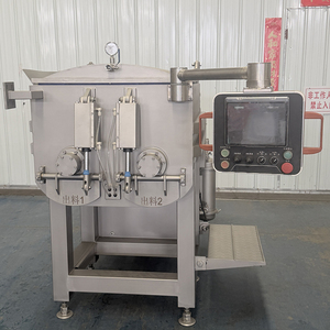 Nueva Mezcladora de Carne al Vacío Comercial Automática con Control PLC, Acero Inoxidable 304, Calidad Nivel S, Gran Capacidad, Doble Eje, Trifásica - Product Image 3