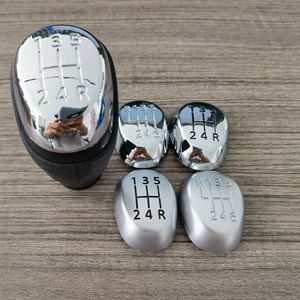 Car Gear <b>Shift</b> <b>Knob</b> Stainless Steel Matte Silver Electroplating For Renault Koleos Clio MK4 Rustproof Customizable - Product Image 1