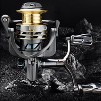 Moulinet de pêche de 15kg en aluminium entièrement métallique Endurance Durable pour la pêche en mer dans la rivière et le lac
