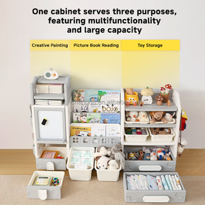 VSUCH Meubles <span class=keywords><strong>Montessori</strong></span> pour enfants, organisateur de jouets et étagère de rangement avec banc, étagère à livres pour enfants, étagères de rangement pour enfants - Product Image 2