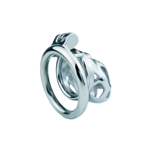 BDSM大人のおもちゃ屋ステンレス鋼の純血種ケージ4つのリングが付いている男性の純血種デバイス男性のための大人の大人のおもちゃのギフト - Product Image 5