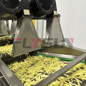 Línea de producción industrial de patatas fritas con freidora y filtro de aceite Máquina automática para cocinar patatas fritas - Product Image 5