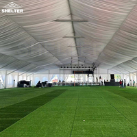 Salles de mariage préfabriquées par mariage 40m x 60m tentes et châteaux de mariage