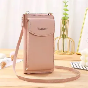 2023 Fashion Double-Layer Mobile Phone Bag Wallet Mini Crossbody Bags Cross Body Sling Bag