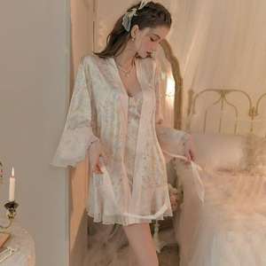 Pijama Sexy y Romántico <span class=keywords><strong>Original</strong></span>, Lencería <span class=keywords><strong>de</strong></span> Alta Gama con Relleno en el Pecho, Camisón Sensual y Puro con Tirantes - Product Image 5