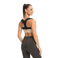 Ceinture de soutien dorsale universelle réglable en nylon et élasthanne pour le soulagement des douleurs dorsales – Offre spéciale