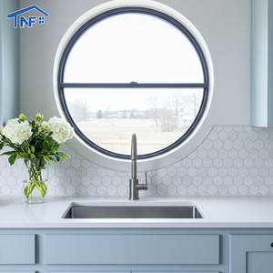 Fenêtre ronde à <span class=keywords><strong>battant</strong></span> fixe <span class=keywords><strong>en</strong></span> profilé aluminium - Product Image 2