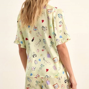 Conjunto de Pijama de Satén Personalizado para Mujer al por Mayor, Ropa de Dormir Sedosa de Manga Larga con Botones, Pijamas para Mujer, Ropa de Noche para Dama, Conjuntos de Pijama Vietnam - Product Image 2