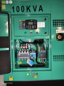 Genest 100kva 80kw im lặng cách âm Máy phát điện diesel 3 giai đoạn cho Cummins sao lưu cho phòng khám với ATS/up 1500rpm tốc độ - Product Image 3