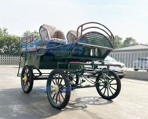 Carruaje de Cuatro Ruedas de Alta Calidad 2026, Carruaje Turístico Puxado por Caballos, Carruaje de Boda con Poni en Venta - Product Image 4