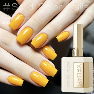 XEIJAYI Vernis Gel UV <span class=keywords><strong>Jaune</strong></span> Vif Non Toxique Sans HEMA Végan Écologique Certifié CE pour Salons de Manucure Professionnels et Usage Personnel - Product Image 2