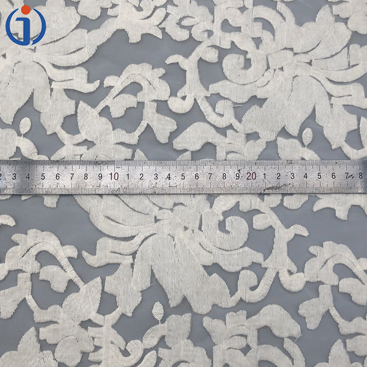 Высокое качество водорастворимый белый мотив Органза Свадебный Материал Вышивка невесты Французский кружевной ткани для платья